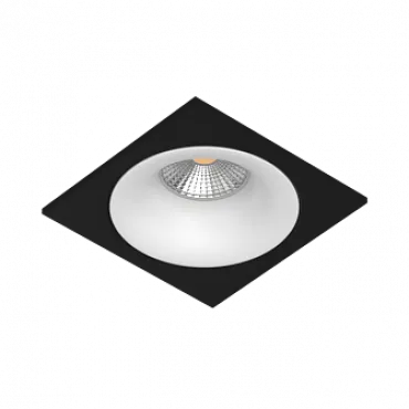 Встраиваемый светильник под сменную лампу LeDron AO1501091 AO1501091 SQ Black-White