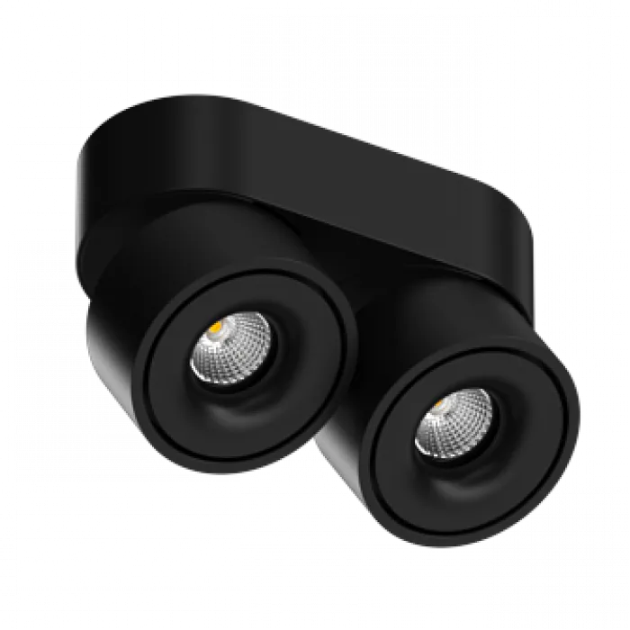 Потолочный поворотный светодиодный светильник LeDron LH13W LH13W 2 Black TRIAC от ImperiumLoft