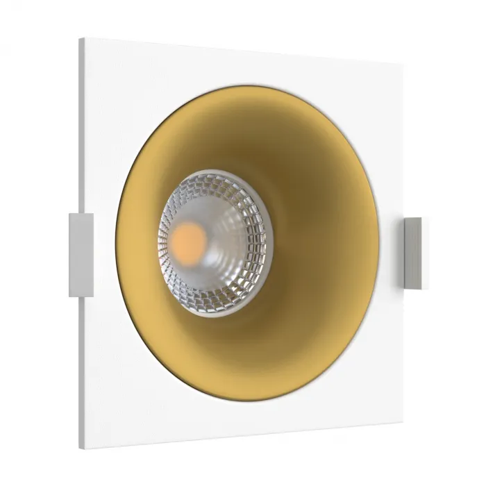Встраиваемый светильник под сменную лампу LeDron MJ1003 MJ1003 SQ White-Gold от ImperiumLoft