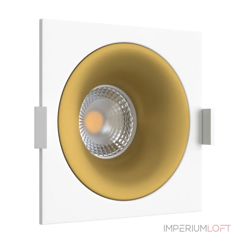 Встраиваемый светильник под сменную лампу LeDron MJ1003 MJ1003 SQ White-Gold