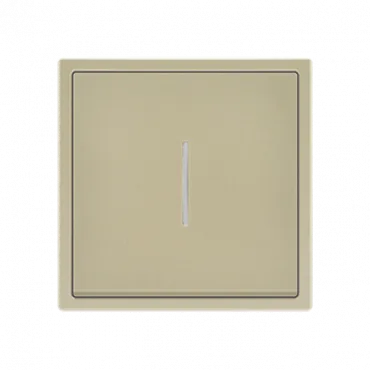 Одноклавишный выключатель с LED-подсветкой LeDron 1 Gang 1 Way LED Cashmere Одноклавишный выключатель с LED-подсветкой LeDron 1 Gang 1 Way LED Cashmere