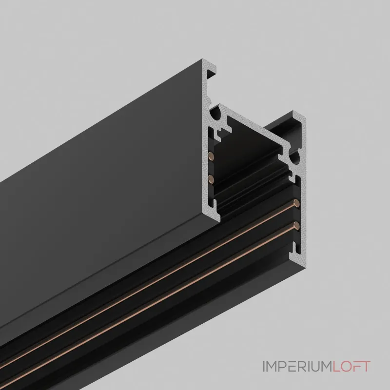 Накладной магнитный трек Ledron АВД-5412 1250 мм Mini Black от ImperiumLoft Накладной магнитный трек Ledron АВД-5412 1250 мм Mini Black от ImperiumLoft