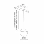Подвесной светильник LeDron SAGITONY E T128 SAGITONY E T128 White