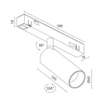 Светильник трековый LeDron Sagi Sagi S40 Zigbee Bl 4K