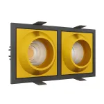 Встраиваемый светодиодный светильник LeDron GIZA GIZA SQ2 Black-Gold