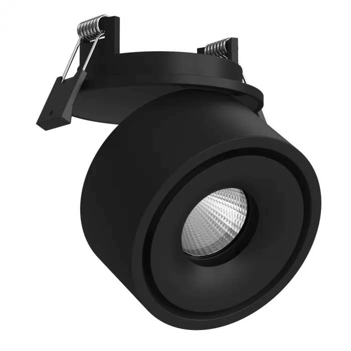Встраиваемый поворотный светодиодный светильник LeDron LB8 Black 4000K от ImperiumLoft