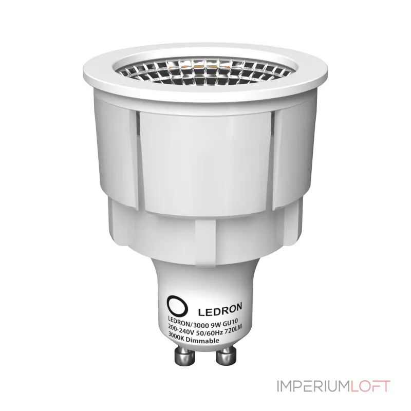 Светодиодная лампа LeDron LDR-GU10 9W 3000K