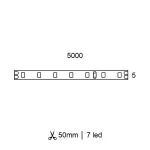 Светодиодная лента LeDron D61402 D61402404NO-9WWNSA012WS0500