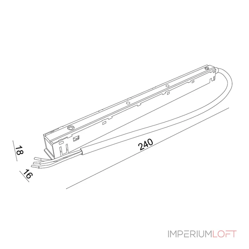 Блок питания LeDron CH-48-80W white от ImperiumLoft Блок питания LeDron CH-48-80W white от ImperiumLoft