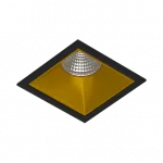 Встраиваемый светодиодный светильник LeDron RISE KIT RISE KIT 1 LED 4000K Black-Gold