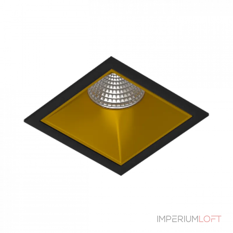Встраиваемый светодиодный светильник LeDron RISE KIT RISE KIT 1 LED 4000K Black-Gold