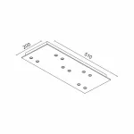 Основание LeDron Основание D510x20 (черны)