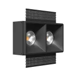 Встраиваемый светильник под сменную лампу LeDron RISE SQ H KIT2 RISE SQ H KIT2 Black