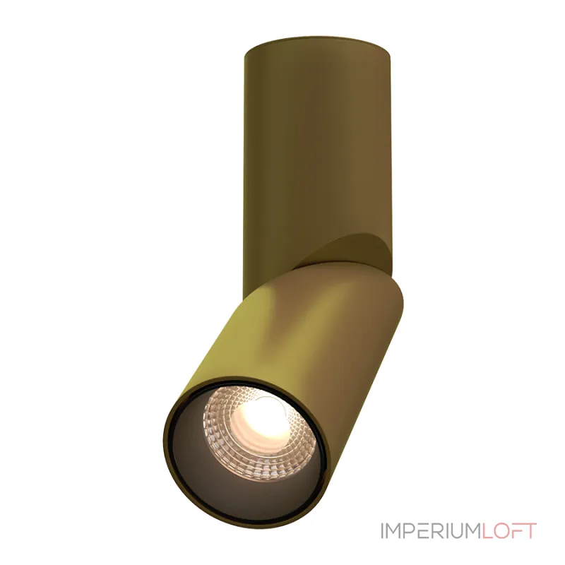 Потолочный поворотный светильник под сменную лампу LeDron MJ1402 MJ1402 Gold-Black