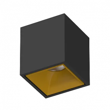 Потолочный светодиодный светильник LeDron KUBING KUBING Black-Gold Потолочный светодиодный светильник LeDron KUBING KUBING Black-Gold