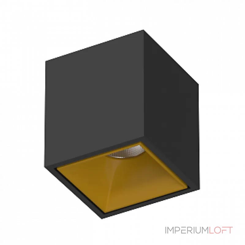 Потолочный светодиодный светильник LeDron KUBING KUBING Black-Gold Потолочный светодиодный светильник LeDron KUBING KUBING Black-Gold