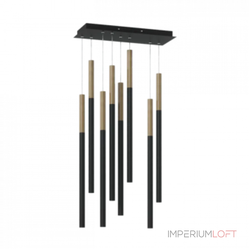 Подвесной светильник LeDron HL012 HL012-8 Wooden 200 Black