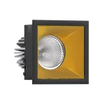 Встраиваемый светодиодный светильник LeDron RISE KIT RISE KIT 1 LED 4000K Black-Gold