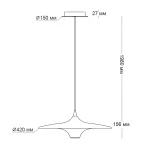 Подвесной светильник LeDron UFO UFO SP1-L White