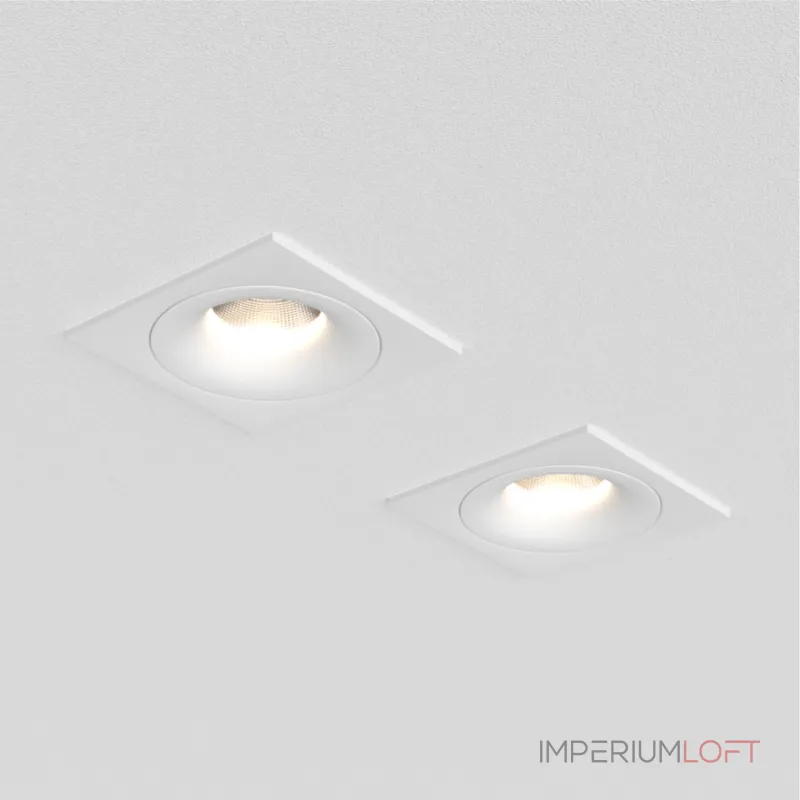 Встраиваемый светодиодный светильник LeDron LOFT LOFT SQ White TRIAC