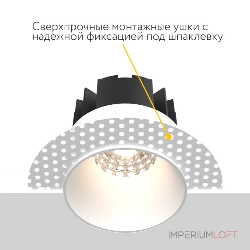 Встраиваемый светодиодный светильник (под шпаклевку) LeDron Strong mini DL3281 White 4000K NO DIM