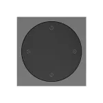 Сенсорная панель 4 сцены LeDron Sensoria F00MB00-04-1 Deep-Gray от ImperiumLoft