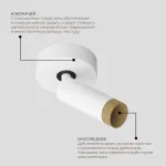 Потолочный светодиодный светильник LeDron SAGITONY SAGITONY R1 S40 Dim Wooden Wh