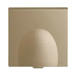 Розетка одинарная с заземлением с крышкой с защитными шторками LeDron EU Socket with Waterproof Cover Gold