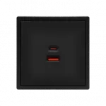 USB зарядное устройство типа A+С LeDron USB Socket A+C 65W Black