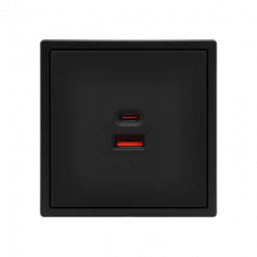 USB зарядное устройство типа A+С LeDron USB Socket A+C 65W Black