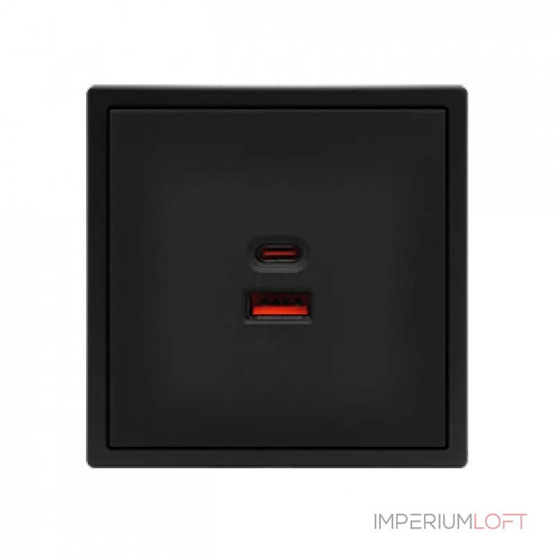 USB зарядное устройство типа A+С LeDron USB Socket A+C 65W Black