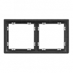 Рамка на 2 поста для розеток и выключателей LeDron 2 Frame PC Grey