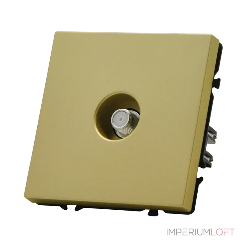 Телевизионная розетка LeDron Satellite Socket Gold Телевизионная розетка LeDron Satellite Socket Gold