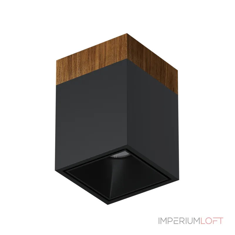 Потолочный светодиодный светильник LeDron KUBING WOODEN KUBING 130 Wooden Black
