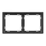 Рамка на 2 поста для розеток и выключателей LeDron 2 Frame PC Grey