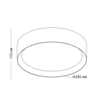 Потолочный светодиодный светильник LeDron ILLUMINE 5601-840RC-WH-3