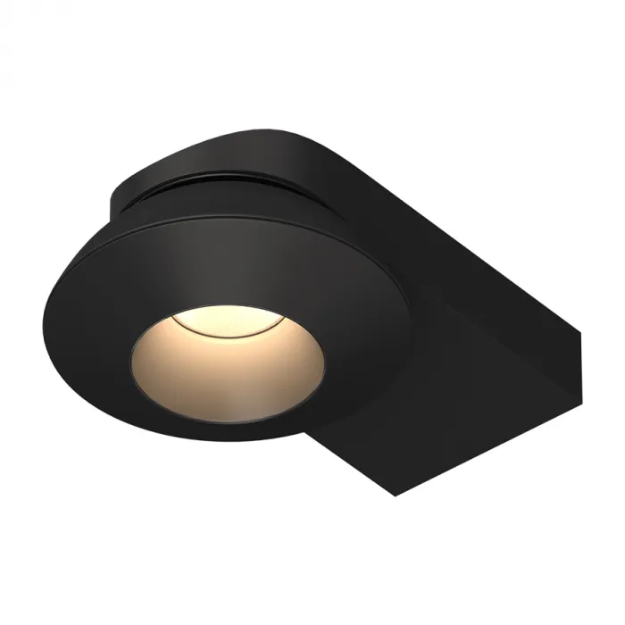 Потолочный поворотный светодиодный светильник LeDron KRIS SLIM KRIS SLIM Black TRIAC от ImperiumLoft