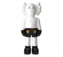 Дизайнерская статуэтка копилка LeDron KAWS Companion 93D white