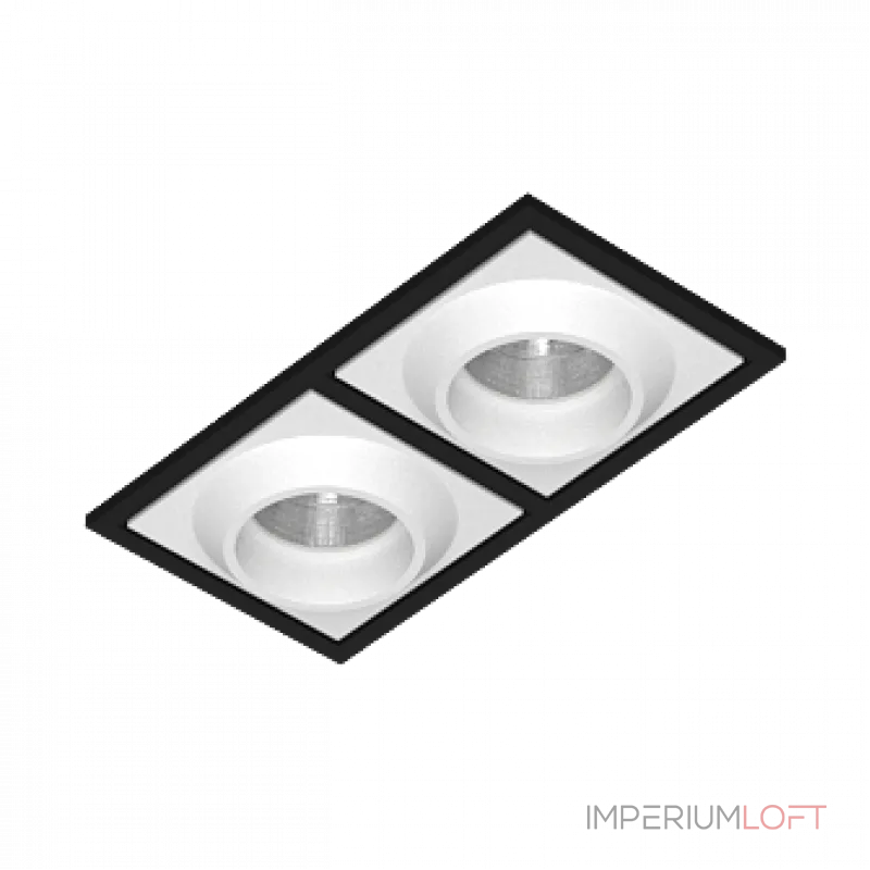 Встраиваемый светодиодный светильник LeDron GIZA GIZA SQ2 Black-White Встраиваемый светодиодный светильник LeDron GIZA GIZA SQ2 Black-White