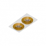 Встраиваемый светодиодный светильник LeDron GIZA MINI GIZA MINI SQ2 White-Gold