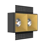 Встраиваемый светильник под сменную лампу LeDron RISE SQ H KIT2 RISE SQ H KIT2 Gold