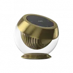 Кнопка на стеклянном держателе Crystal Smart Knob Gold от ImperiumLoft