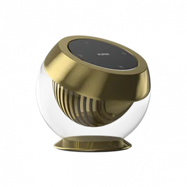Кнопка на стеклянном держателе Crystal Smart Knob Gold Кнопка на стеклянном держателе Crystal Smart Knob Gold