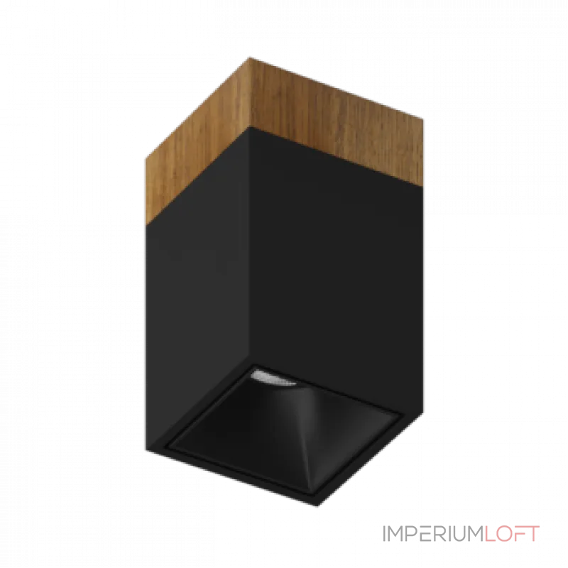 Потолочный светодиодный светильник LeDron KUBING WOODEN KUBING 130 Wooden Black