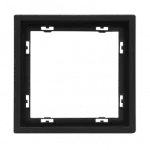 Рамка на 1 пост для розеток и выключателей LeDron 1 Frame PC Black