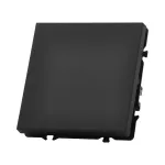 Одноклавишный проходной переключатель LeDron 1 Gang 2 Way Black