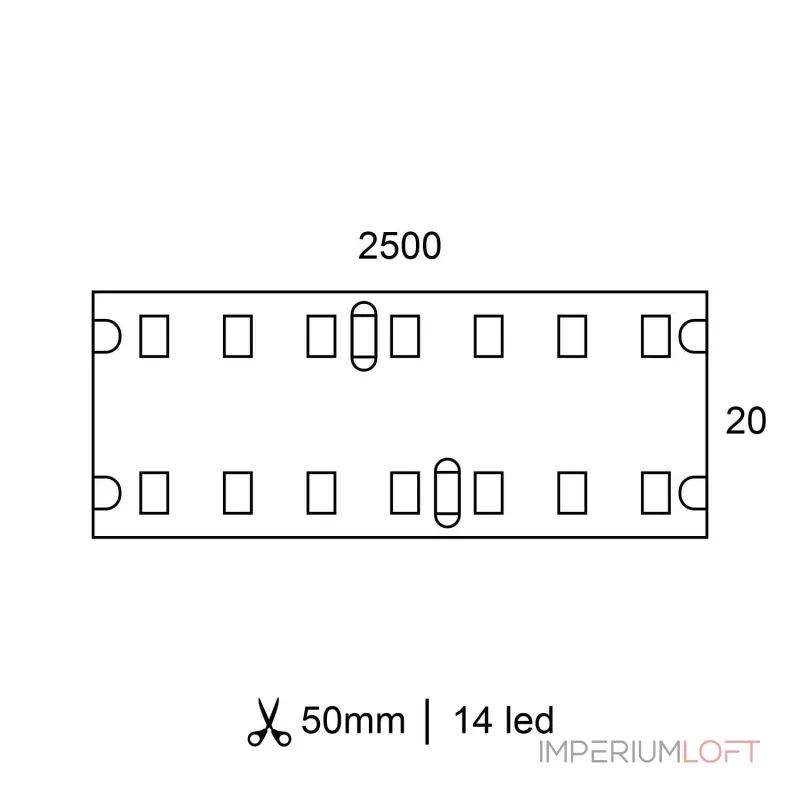 Светодиодная лента LeDron D8280 D8280-DW-824R