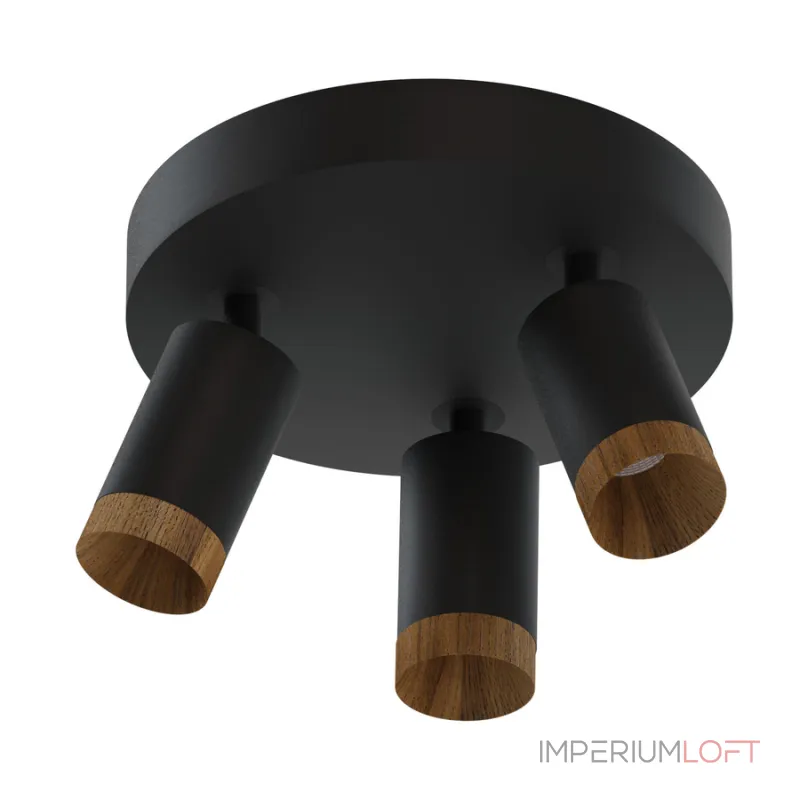 Потолочный светодиодный светильник LeDron SAGITONY SAGITONY R3 S60 Wooden Black 4000K Потолочный светодиодный светильник LeDron SAGITONY SAGITONY R3 S60 Wooden Black 4000K