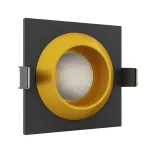 Встраиваемый светодиодный светильник LeDron GIZA MINI GIZA MINI SQ Black-Gold
