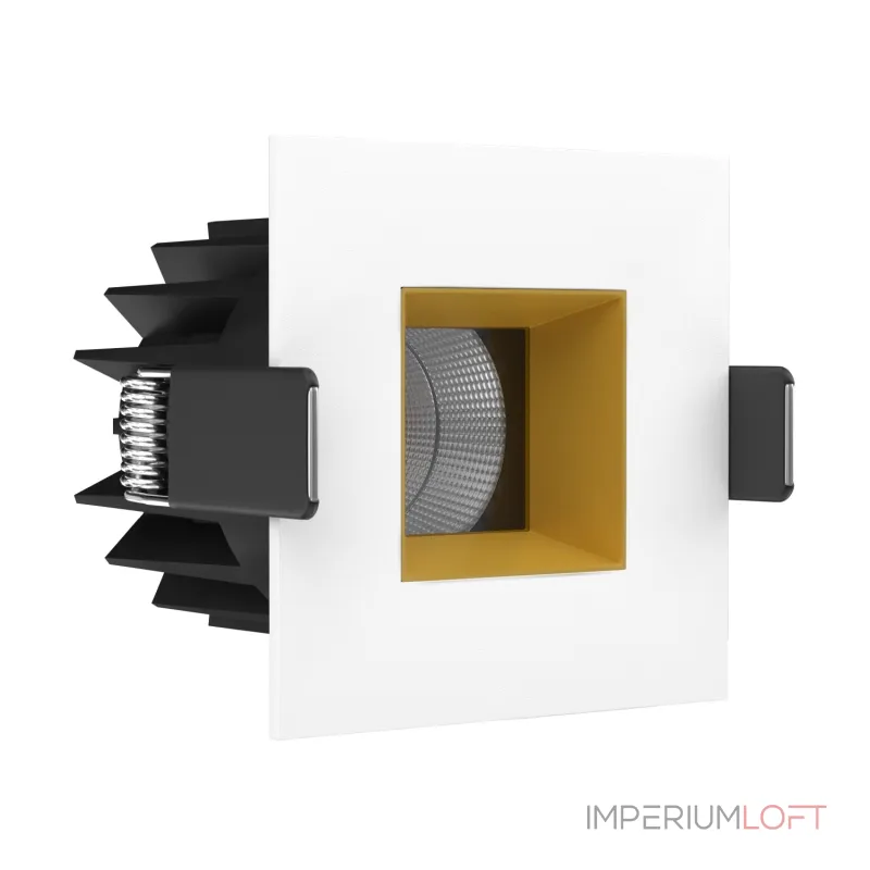 Встраиваемый светодиодный светильник LeDron FAST TOP SQ MINI FAST TOP SQ MINI Wh-Gold 4000K Встраиваемый светодиодный светильник LeDron FAST TOP SQ MINI FAST TOP SQ MINI Wh-Gold 4000K